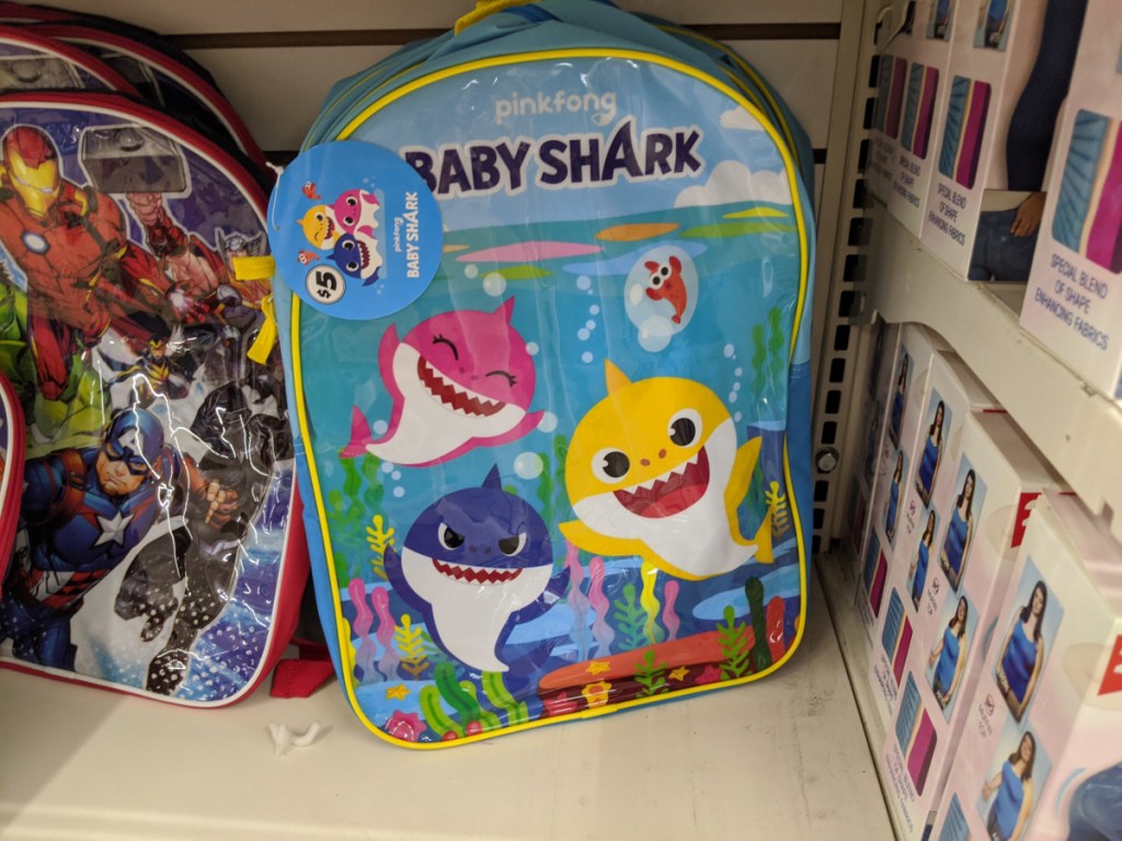 pinkfong baby shark backpack