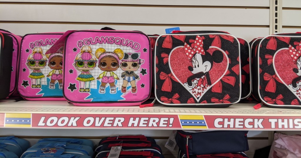 lol lunchbox and minnie mouse lunchbox