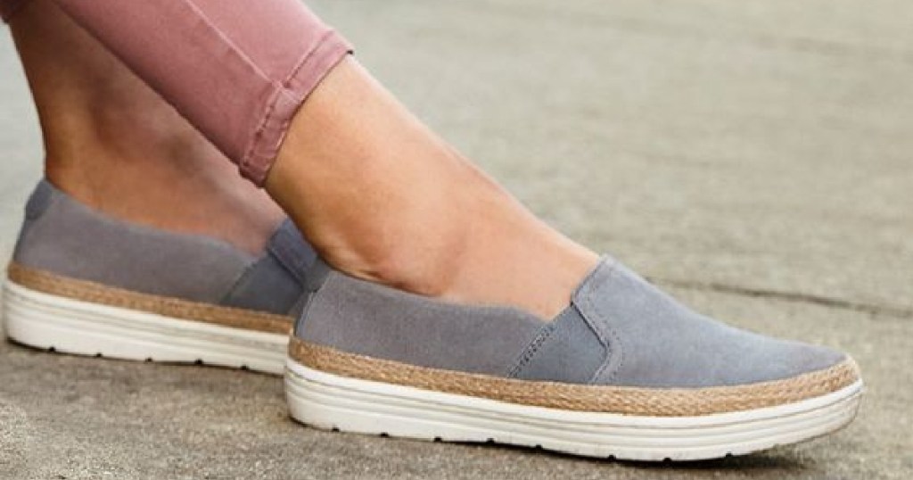 dsw blue flats