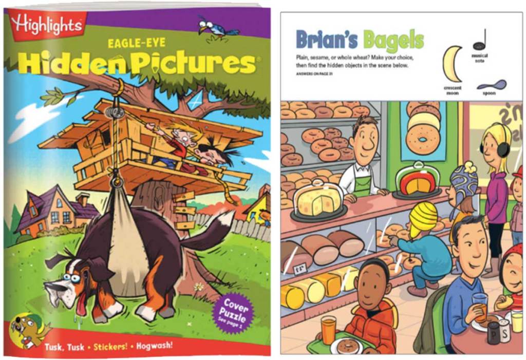 highlights hidden picture book cover and inside