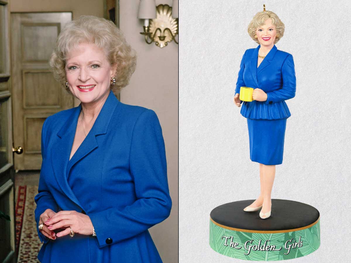 rose nylund betty white ornament 