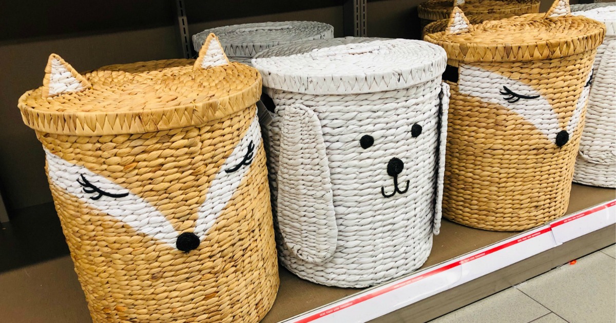 Animal Baskets on store shelf