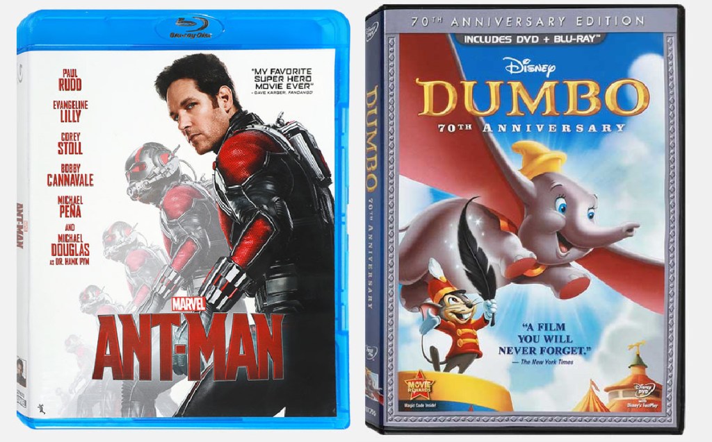 Ant-Man and Dumbo 70th Anniversary Edition Blu-ray Combo Pack