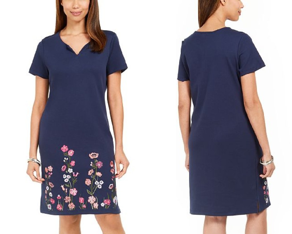 karen scott dress petite climbing dress