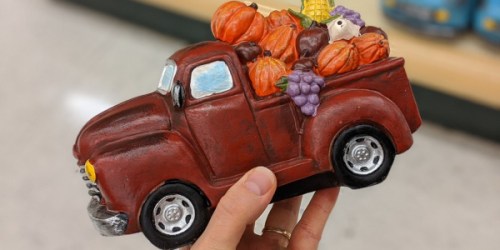 These Vintage Red Truck Decorations are 40% Off at Hobby Lobby