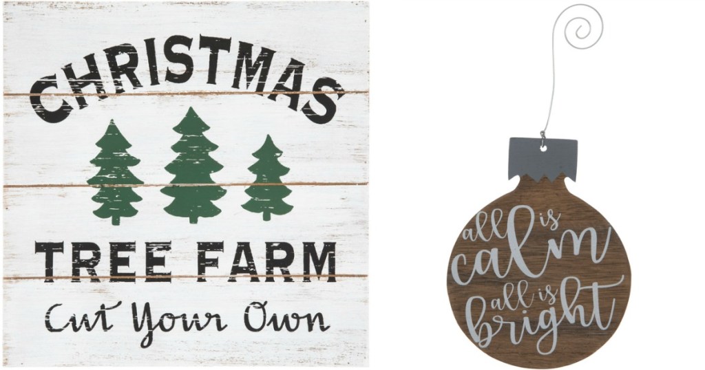 Christmas Wall signs from Hobby Lobby
