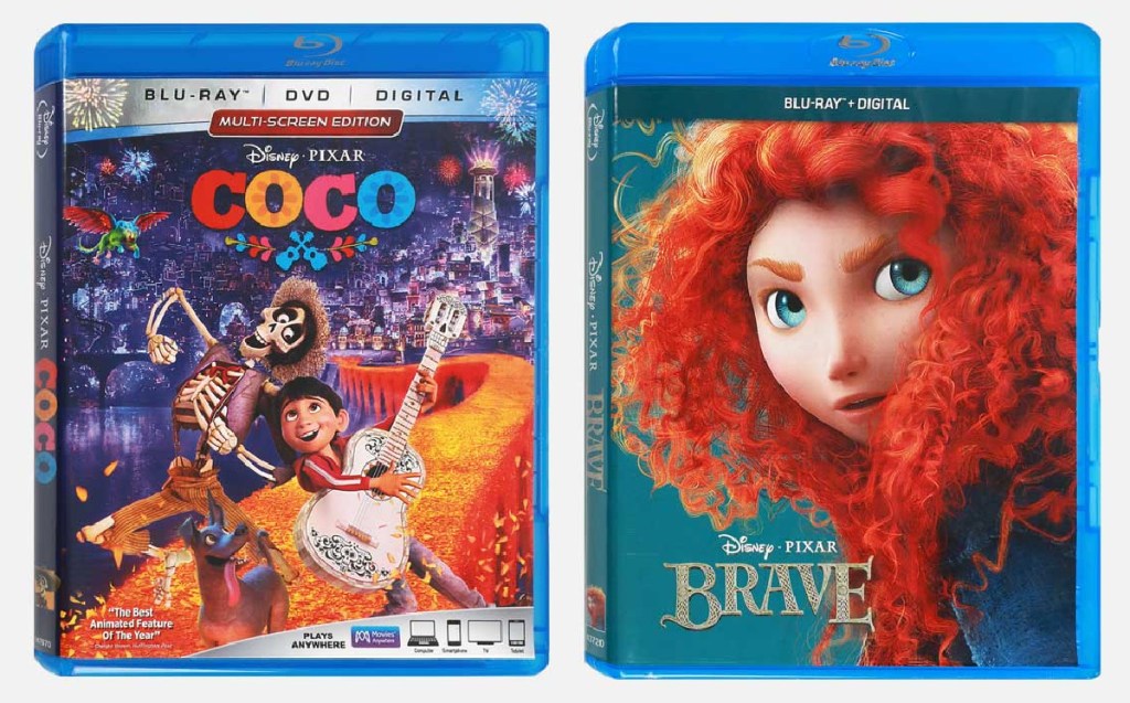 Coco and Brave Disney movies