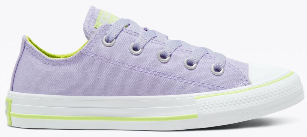 stock image of Converse Seasonal Color Chuck Taylor All Star in Moonstone Violet:Lemongrass