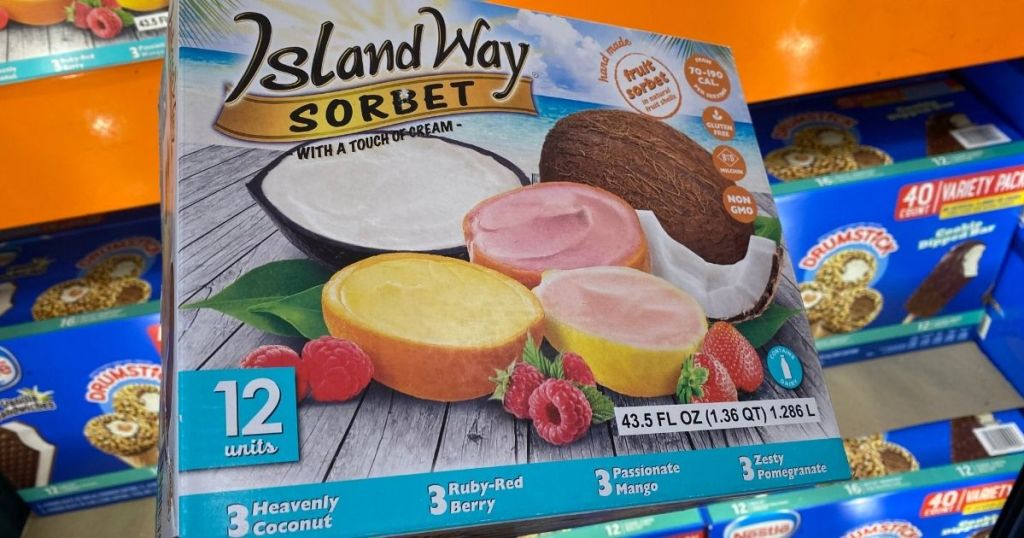 Box of Island Way Sorbet 