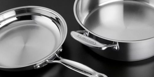 Cuisinart Multiclad Stainless Steel 6-Piece Cookware Set Just $79.99 Shipped on Amazon