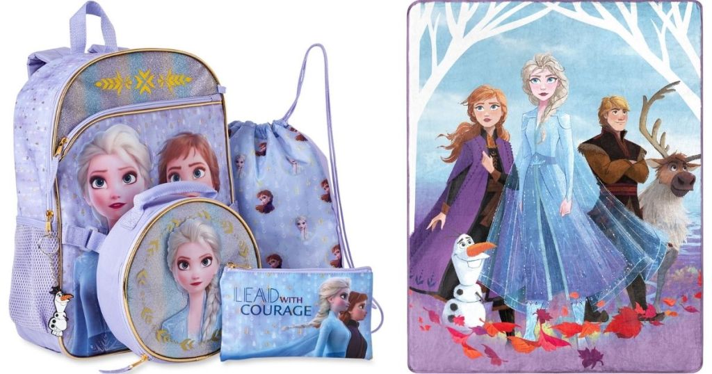 Frozen Backpack and Blanket