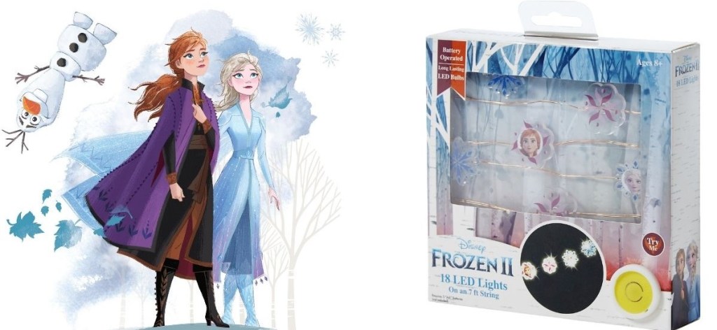 Frozen decal and lights