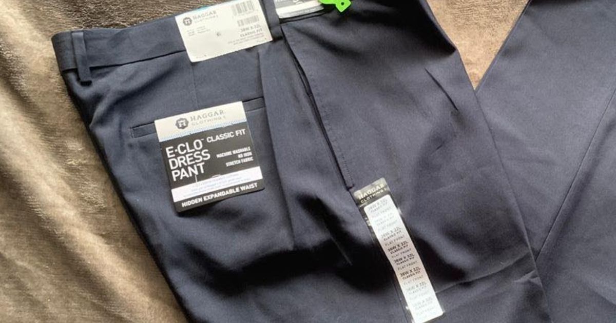 Haggar E-Clo Gray Pants