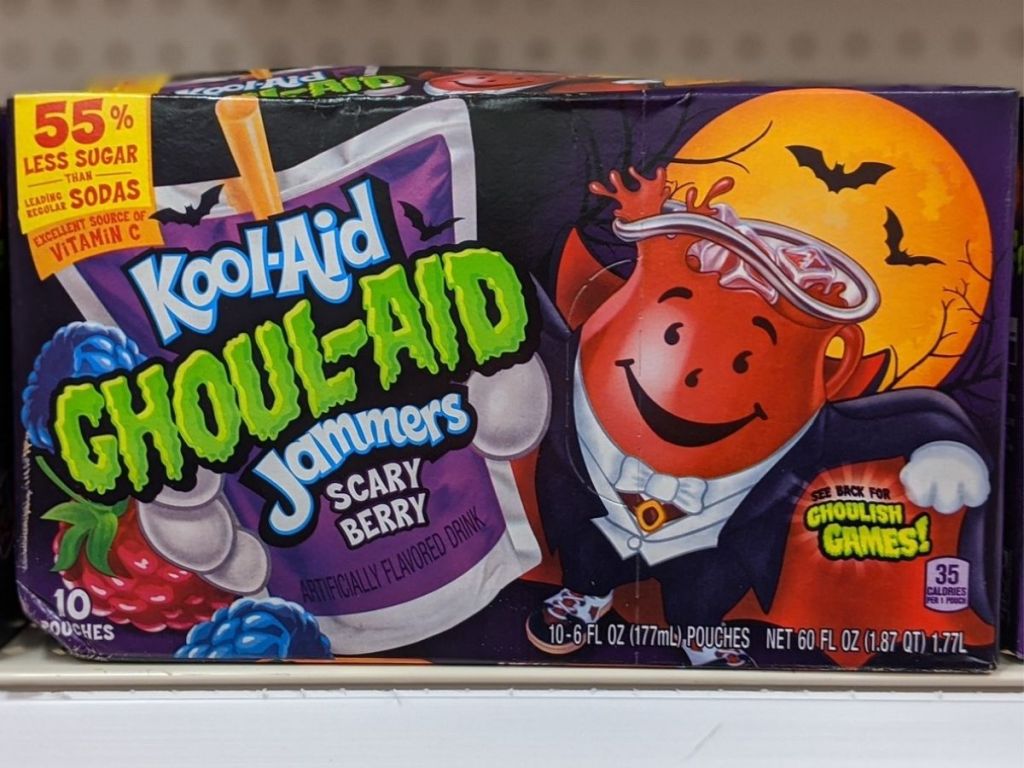 Halloween Ghoul-Aid Jammers Juice Pouches