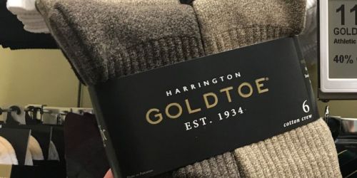 GOLDTOE Socks Multipacks from $9.99 on Macys.com (Regularly $17+)
