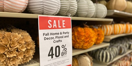 40% Off Fall Items at Hobby Lobby | Decor, Drinkware, & More