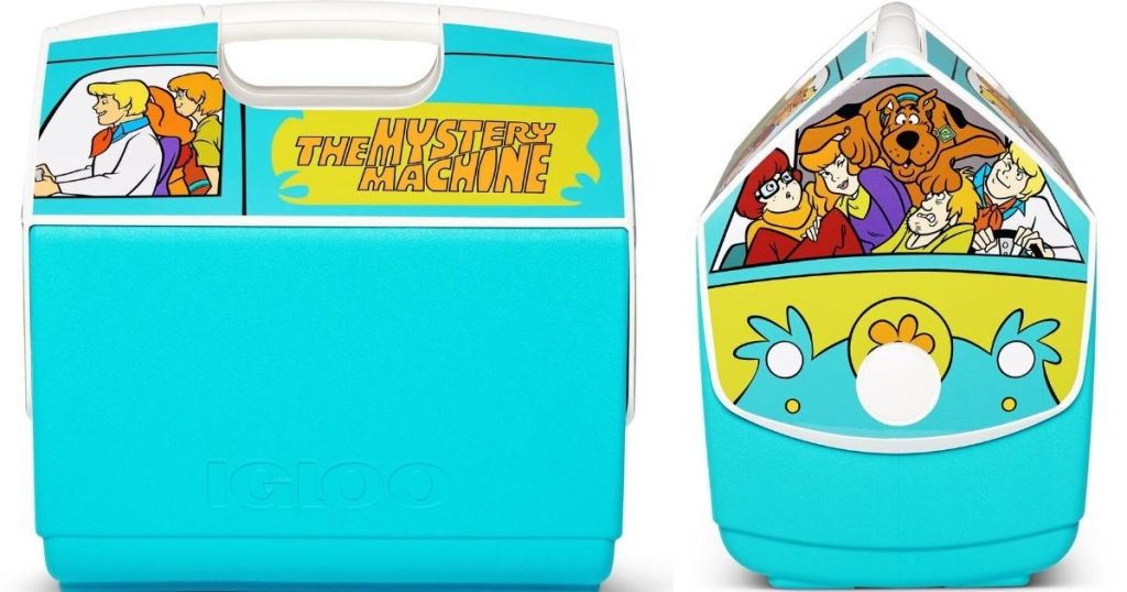 side and front view of an IGLOO cooler