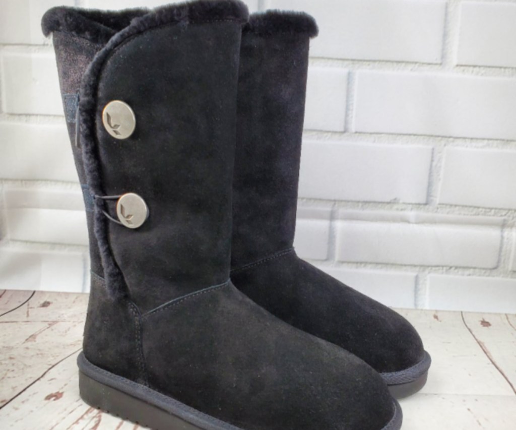 women's black winter boots