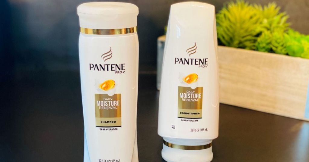 Pantene shampoo and conditioner