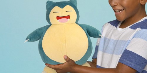 Pokemon Snooze Action Snorlax Plush Only $19.99 on Amazon (Regularly $30)