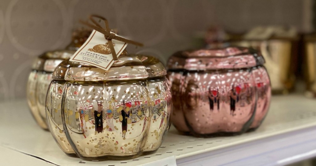 pumpkin candles at Target 