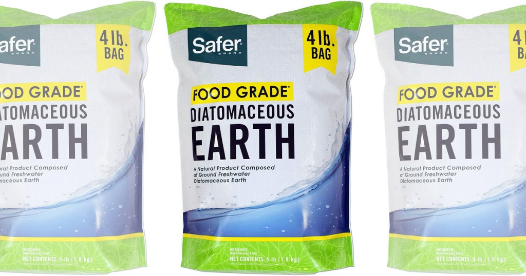 3 bags of Safer Brand 51704 Food Grade Diatomaceous Earth