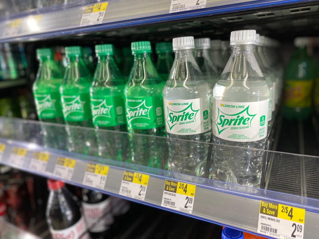 Sprite sodas at Walgreens