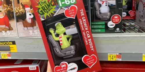 Take The Grinch for a Ride with This Fun Holiday Inflatable at Walmart