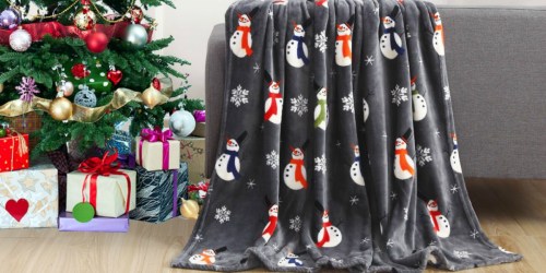 TEN Holiday Throw Blankets from $32.99 Shipped (Just $3 Each) | Great Gifts