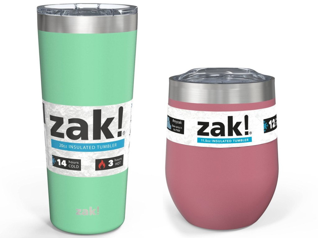 Zak Designs tumbler and insulated tumbler