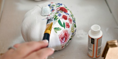 Transform Dollar Tree Pumpkins Using Tissue Paper!