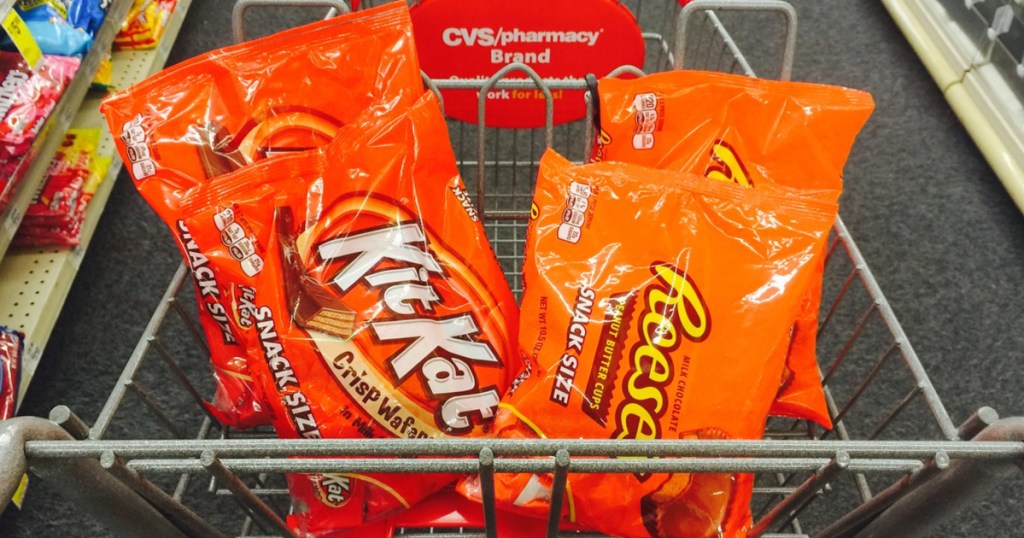 kit kat and reese's in cvs cart