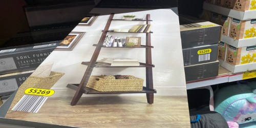 This Leaning Bookshelf at ALDI is $93 Less Than Target’s Version