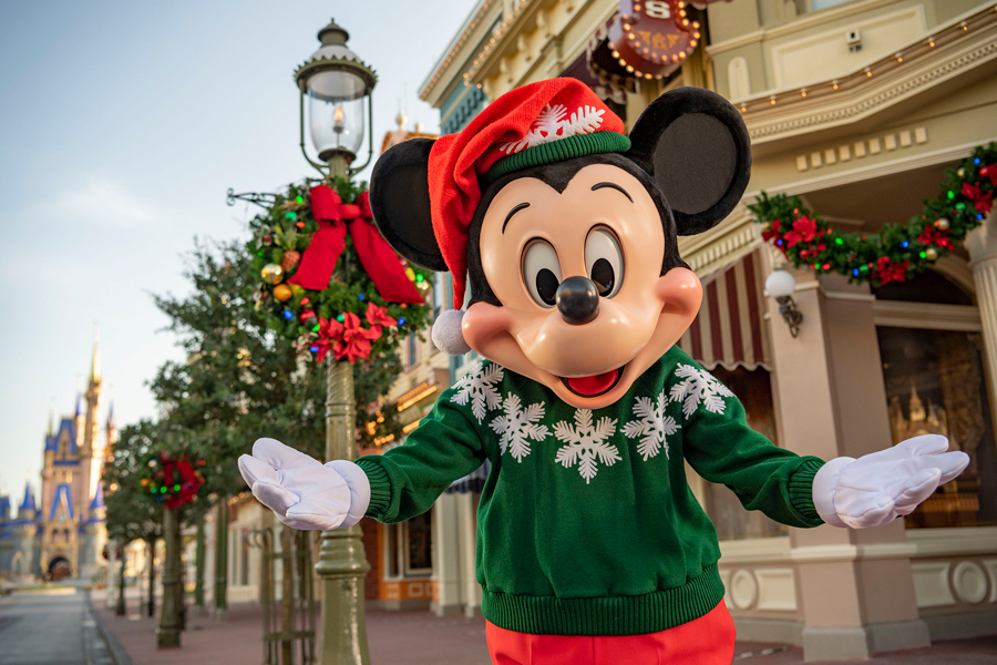 mickey mouse christmas in holiday sweater