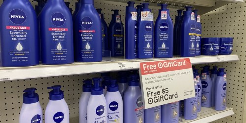 Nivea Lotion Better Than FREE After Cash Back & Target Gift Card