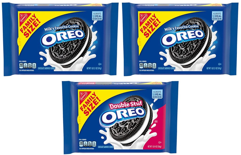 oreo cookies family size variety