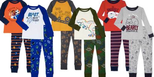 Wonder Nation Boys & Toddler 4-Piece Pajama Sets Just $9.92 on Walmart.com