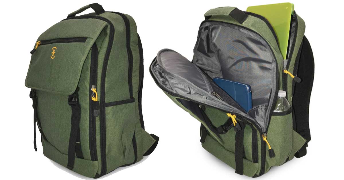 ruck backpack green olive and yellow