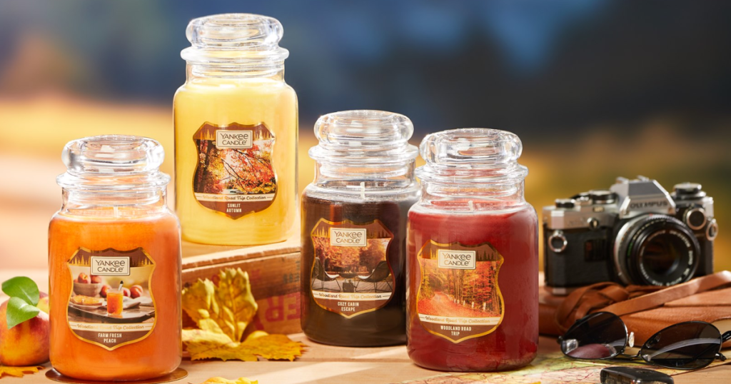 Yankee candle large jar candles fall collection 