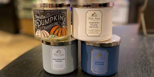 Bath & Body Works 3-Wick Candles Just $14.50 (Regularly $24.50) | Includes New Winter Scents