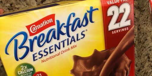 Carnation Breakfast Essentials Drink Mix 22-Pack Just $4.49 Shipped on Amazon