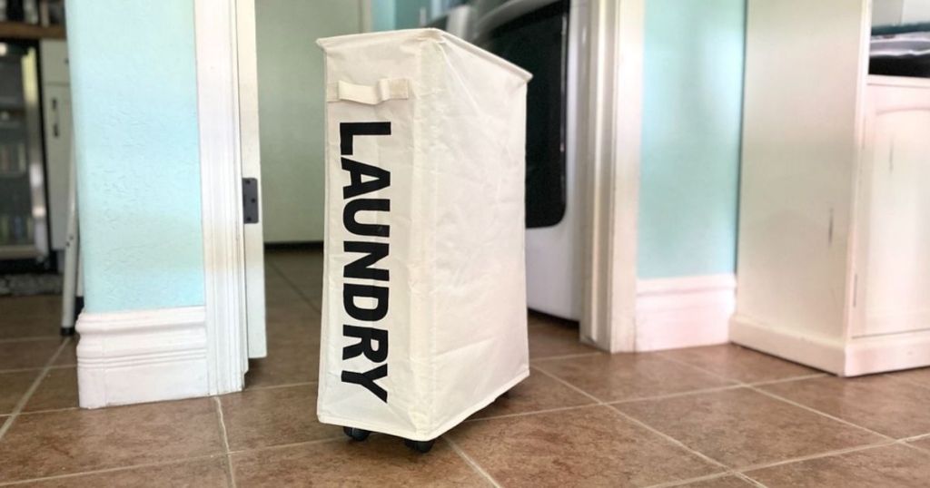 rolling laundry basket