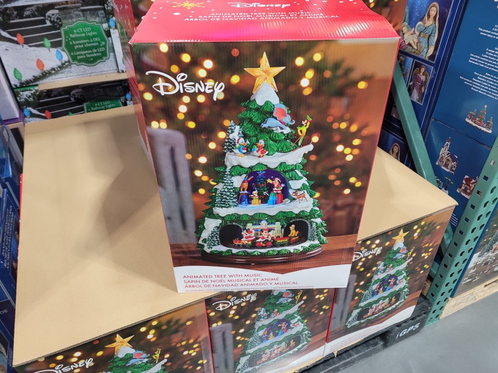 Disney Animated Tree on display at Costco