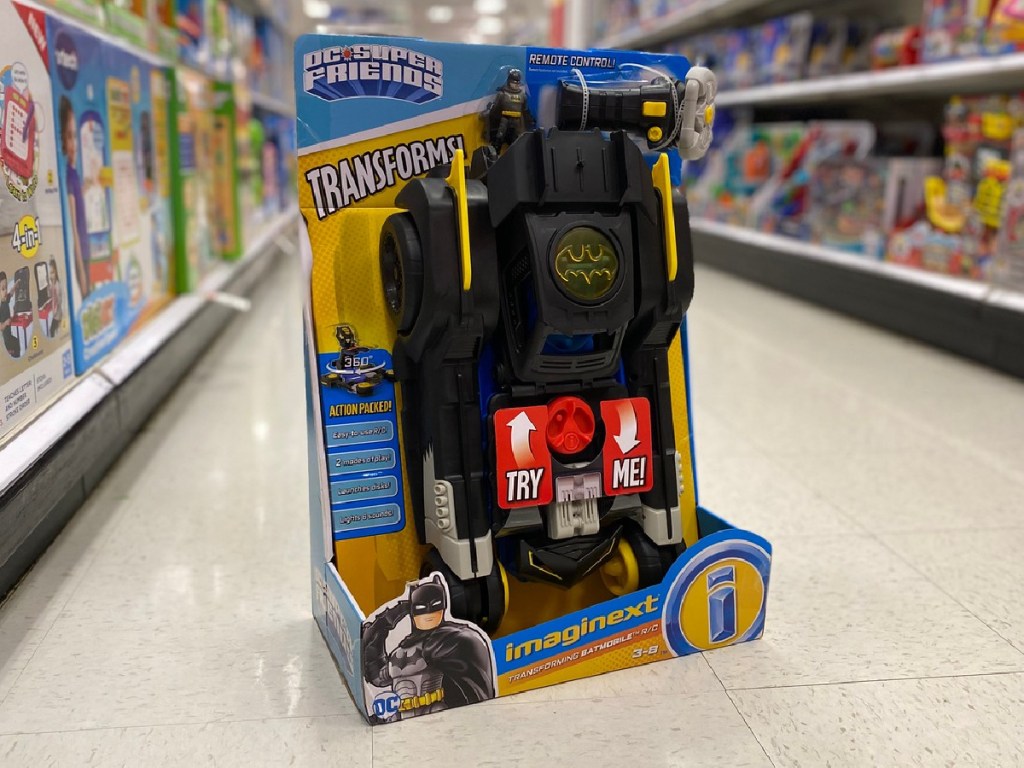 Fisher-Price Imaginext DC Super Friends Transforming Batmobile RC Vehicle