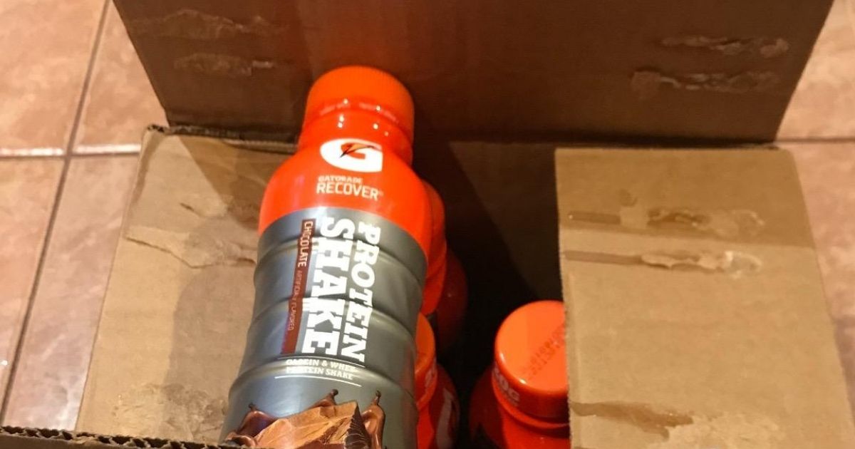 Gatorade Protein Shakes in a box