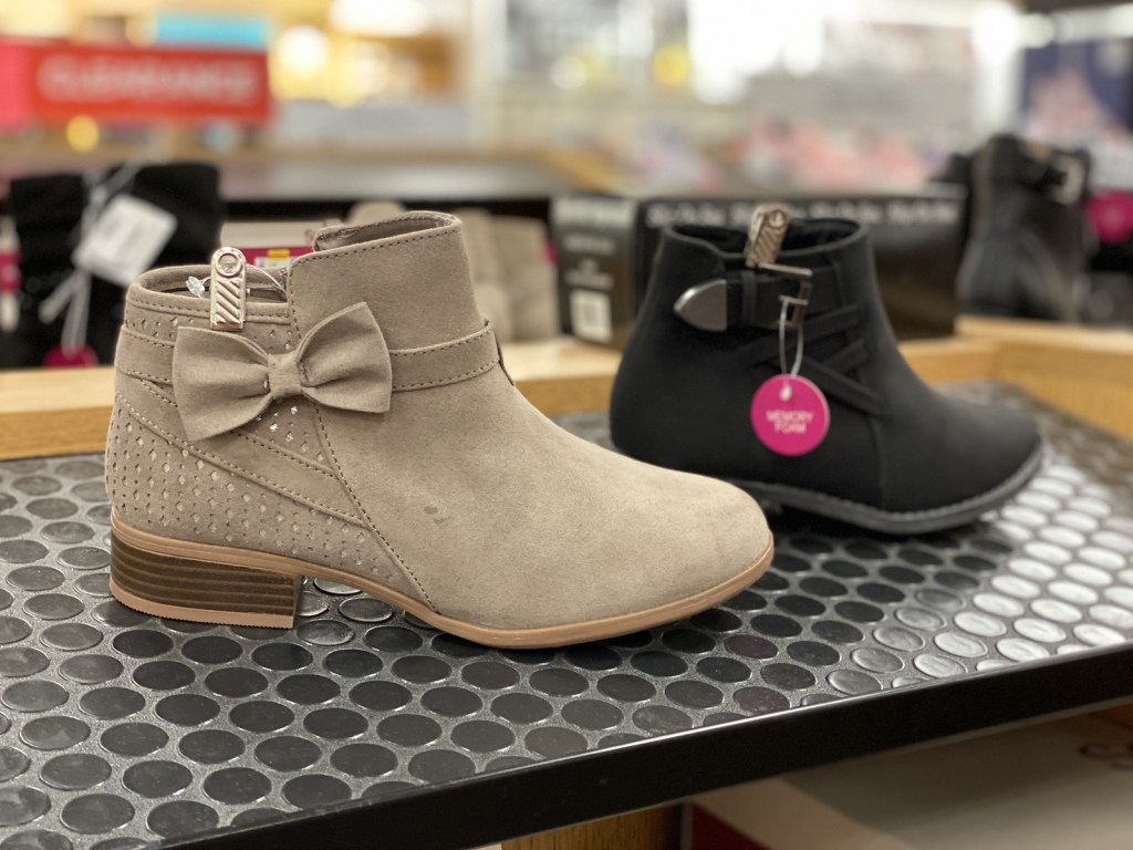 Girl's Boots on display at Kohl's