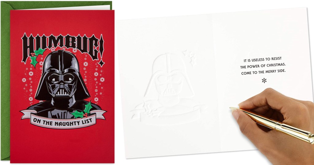 Hallmark Star Wars Darth Vader 16-Count Boxed Christmas Cards