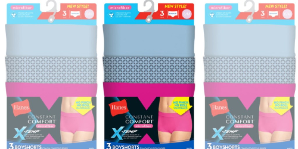 Extra 50% Off Clearance + Free Shipping on Hanes.com | Panty Multipacks from $3.49 Shipped