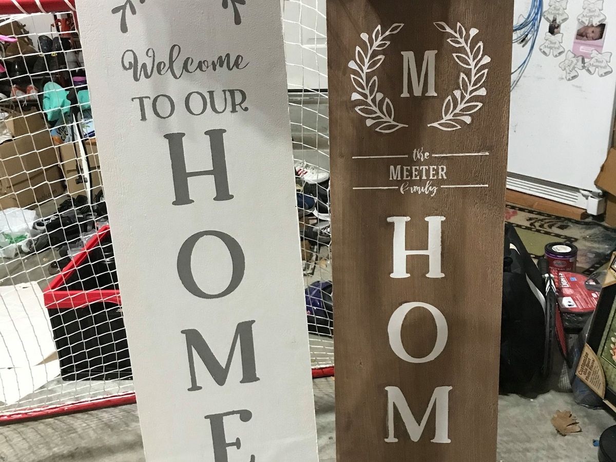 personalized wood welcome porch signs 