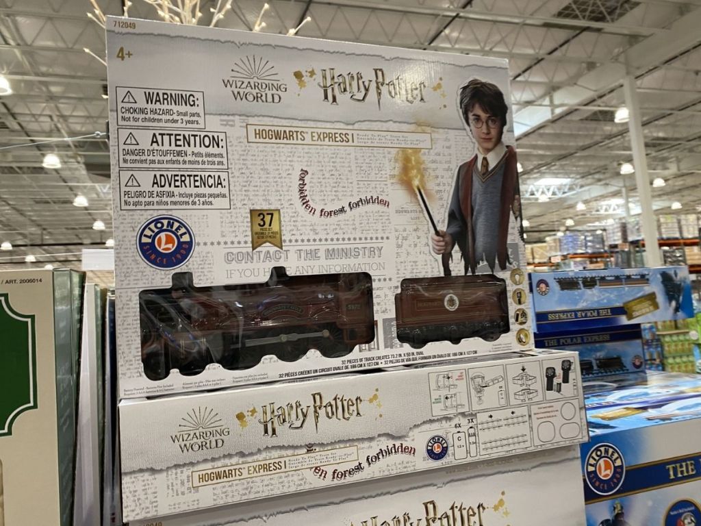 Harry Potter Train Set on display in store